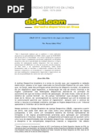 DDEL - CBJD 2010 - reequilíbrio do jogo jus-deportivo - Álvaro Melo Filho