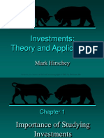 Investments: Theory and Applications: Mark Hirschey