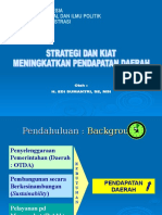 Strategy Penerimaan Daerah Paparan