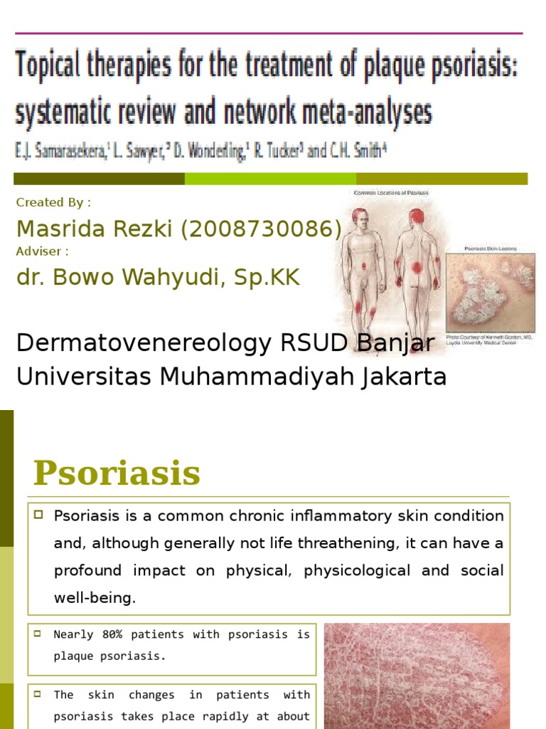 Efficacy of Topical Treatments in Psoriasis | PDF | Psoriasis | Therapy
