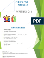 Guidelines For Marking