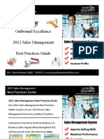 2012 Sales Management Best Practices Guide