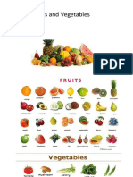 Apresentação1 Fruits and Vegetables