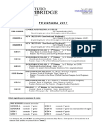 Programa 2017 Cambridge