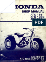 1982 Honda ATC185S 3 Wheel Service Repair Manual PDF