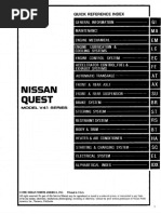 1999 NISSAN QUEST Service Repair Manual PDF