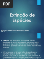 Extinção de Espécies