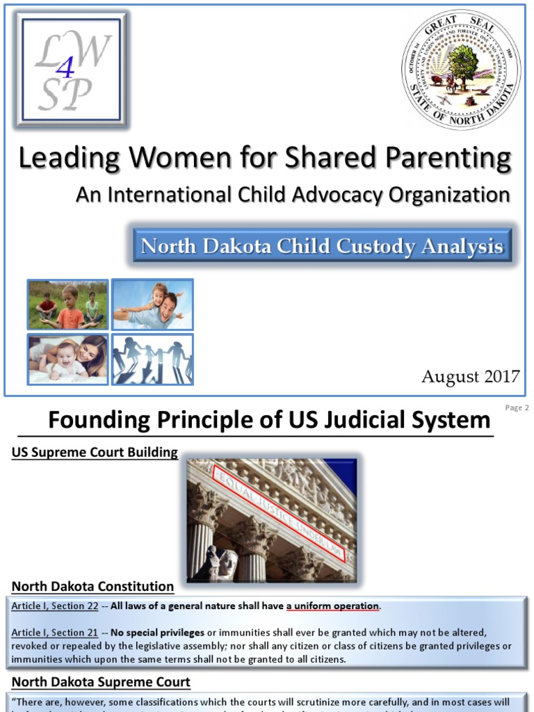 LW4SP+North+Dakota+Child+Custody+Analysis+08062017 Child Custody