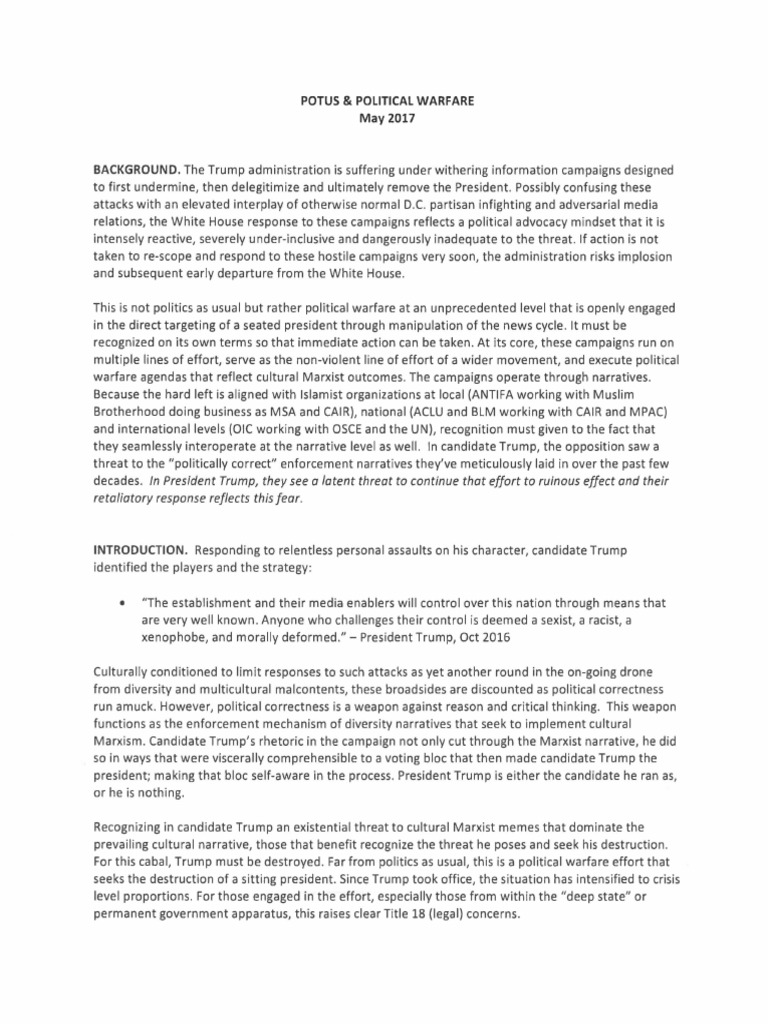 Political Warfare NSC Memo | PDF | Business