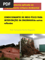 Geotecnia Aplicada ao Planejamento Ambiental e Urbano (UFABC)