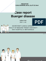 Case Report Buerger Disease