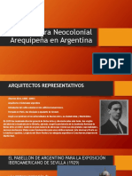 Arquitectura Neocolonial Arequipeña en Argentina