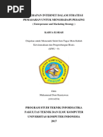 Download KARYA ILMIAH PENERAPAN INTERNET DALAM STRATEGI PEMASARAN UNTUK MENGHADAPI PESAING by MUHAMMAD DONI KURNIAWAN SN356077662 doc pdf