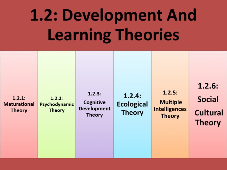 Development and Learning Theories Overview | PDF | Science & Mathematics