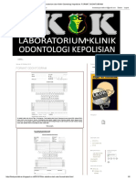 Laboratorium Dan Klinik Odontologi Kepolisian - FORMAT ODONTOGRAM PDF