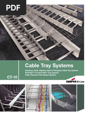 Wire Mesh Cable Tray, 300mm wide, 10-ft. span