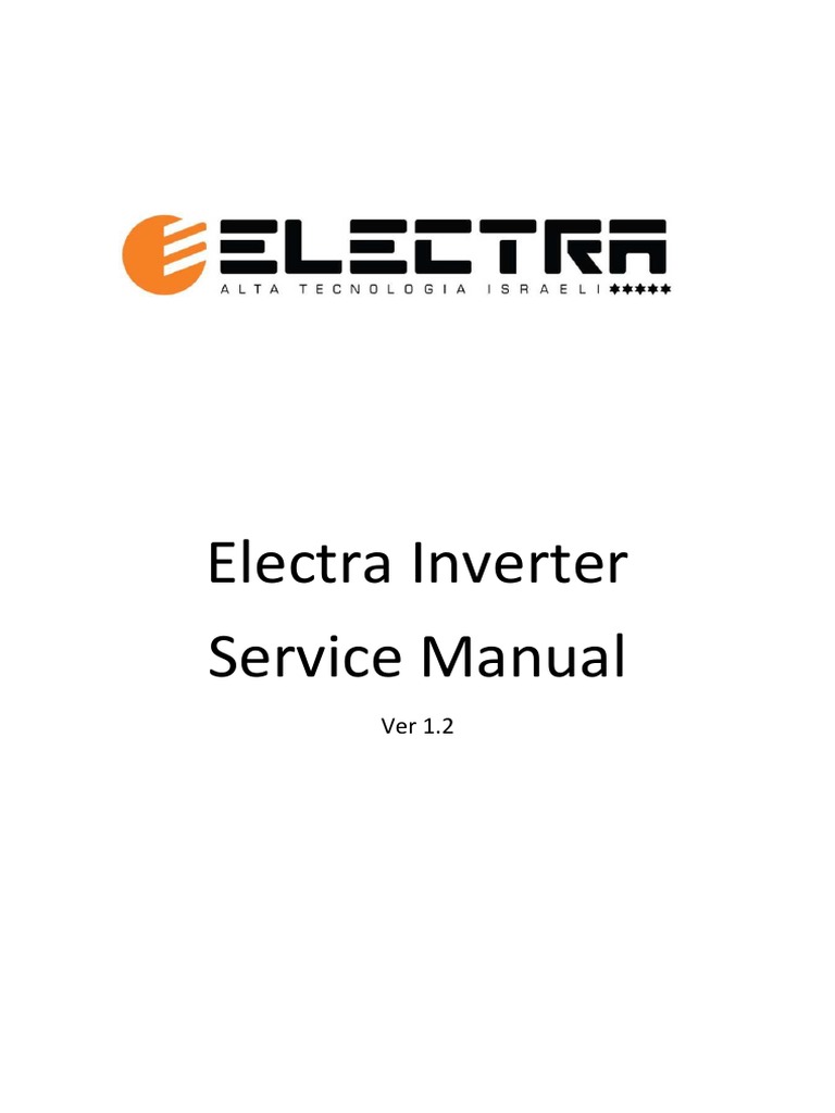 2016-Manual Tecnico Electra Inverter 1-2 | PDF