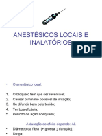 20 - Anestésicos Locais e Inalatórios