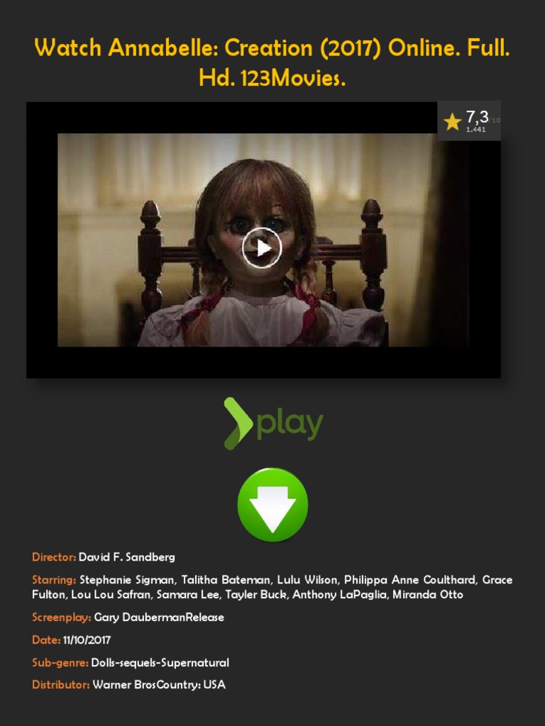 Watch Annabelle Creation 2017 Full Movie Online 123movies