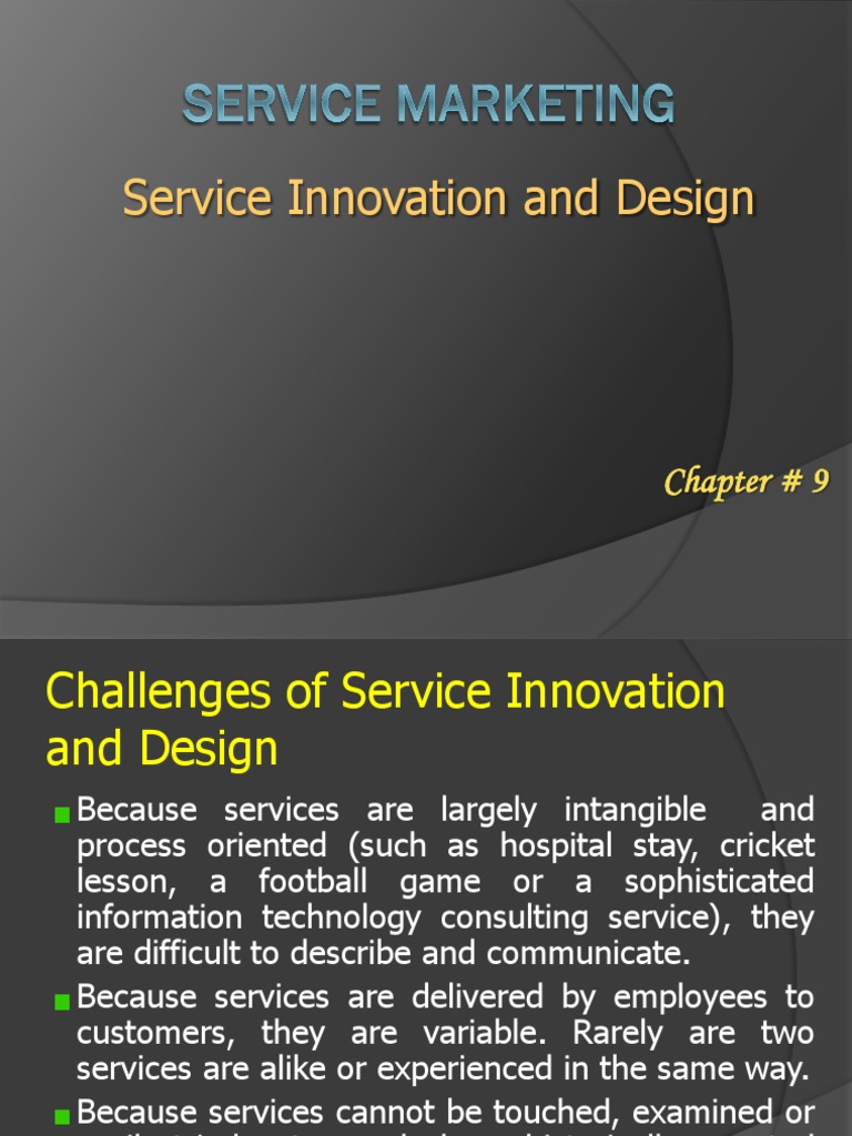 Challenges in Service Innovation Design | PDF | Innovation | Business