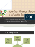 Panorama Atual Das ADIs Interpostas em Face Dos Dispositivos Da Lei 12651 PDF