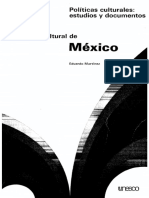 La Política Cultural de México, Eduardo Martínez 1977