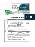 Programa General XVIII CONADES - Oficial
