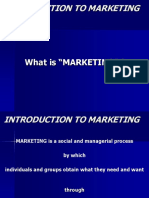 Ch 1 Introduction to Marketing