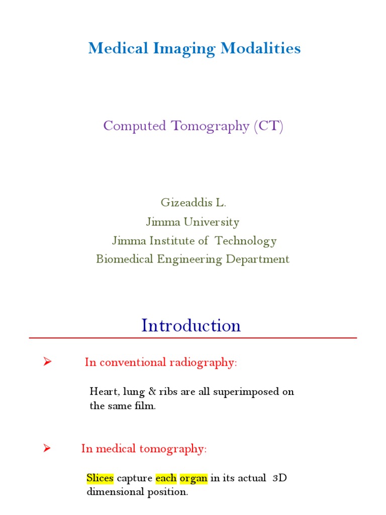 Overview of Computed Tomography | PDF | Ct Scan | Tomography