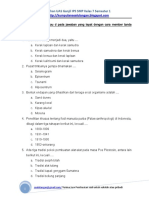 Soal IPS Kelas VII SMP UAS Ganjil Semester Satu PDF