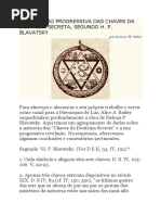 A Revelação Progressiva Das Chaves Da Doutrina Secreta
