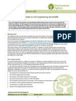 EA Regulatory Position Statement 085 - Use of PAS 108 Tyre Bales in Civil Engineering and Landfill (EA, June 2016)