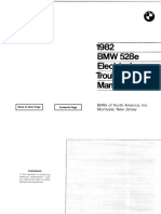 1982 BMW E528 Electrical Troubleshooting Manual PDF