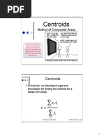 Centroids by Composite Areas