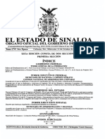 Decreto Que Crea Sinaloenses Ejemplares