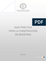 Guia para Construcción de Muestras CGR Chile PDF