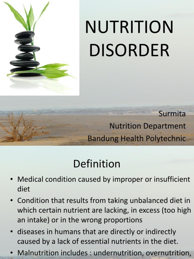 Nutrition Disorder Presentation Nutritional Diseases Nutrition