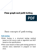 Flow Graph and Path Testing