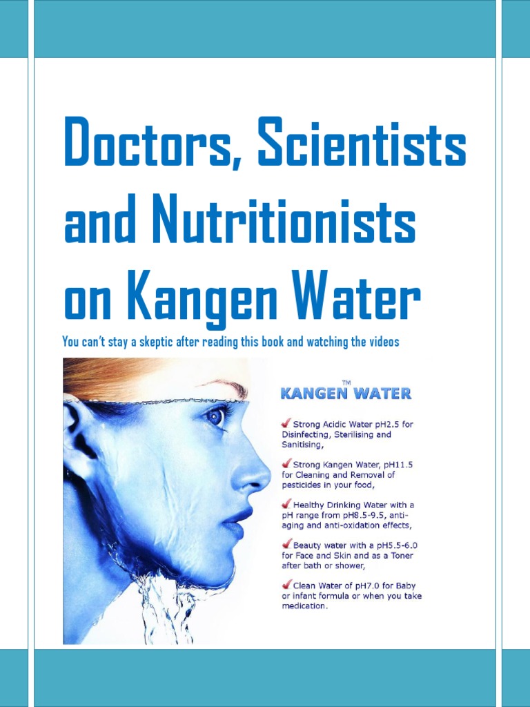 Doctors Scientists and Nutritionists On Kangen Water-2 PDF | PDF | Medicine  | Wellness