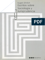 Escritos Sobre Sociología y Jurisprudencia, Marcial Pons, España