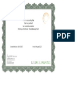 Certificate in Employee Wellness