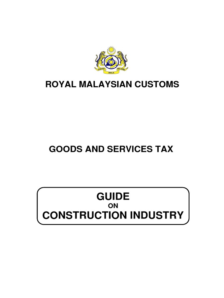 Gst Construction_industry Value Added Tax Invoice