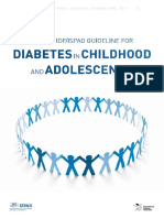 Diabetes in Childhood and Adolescence Guidelines PDF