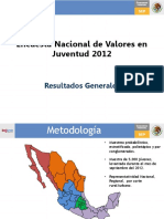 Resultados Generales ENVAJ 2012