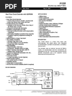 Real Time Clock/Calendar With EEPROM: 4K (512 X 8), 2-Wire™ RTC