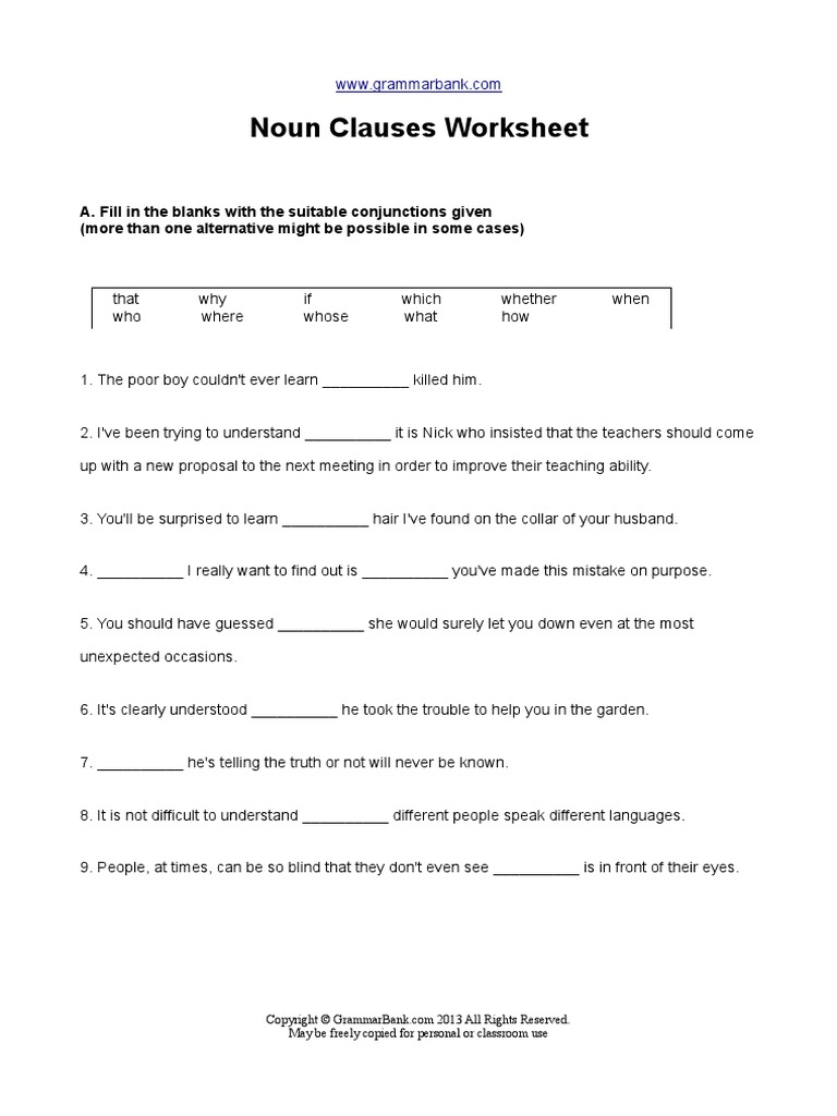 noun-clauses-exercises-pdf