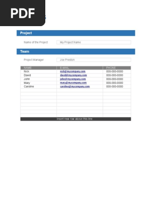 Project Planner
