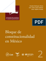 Bloque de Constitucionalidad de Mexico PDF