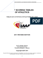 Iaaf Scoring Tables PDF