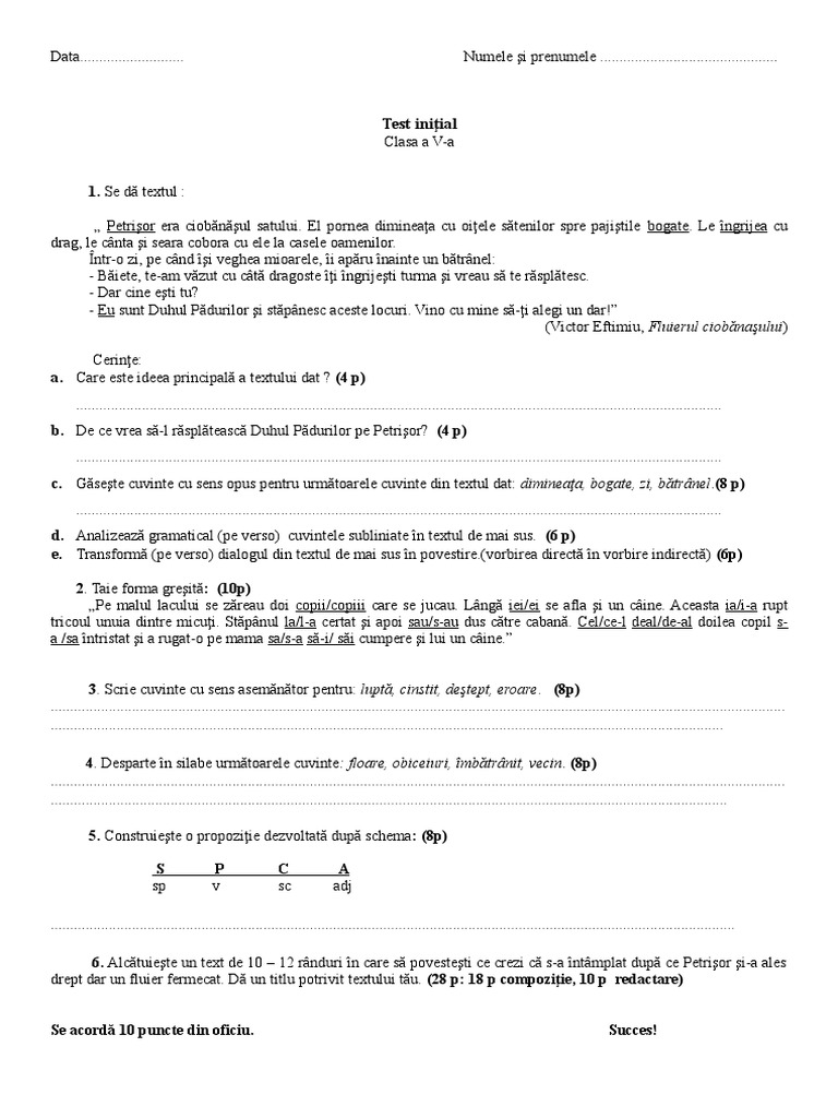 9 Test Initial V | PDF